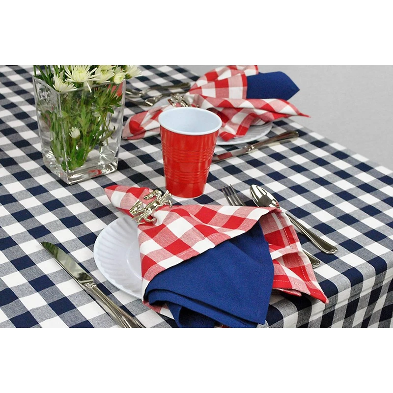 DII® Red & White Checkers Napkin, 6ct.