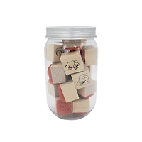 Safari Jar of Wood Stamps by Recollections™