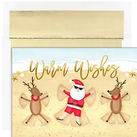 JAM Paper 5" x 7" Beach Angels Cards & Matching Envelopes Set, 18ct.