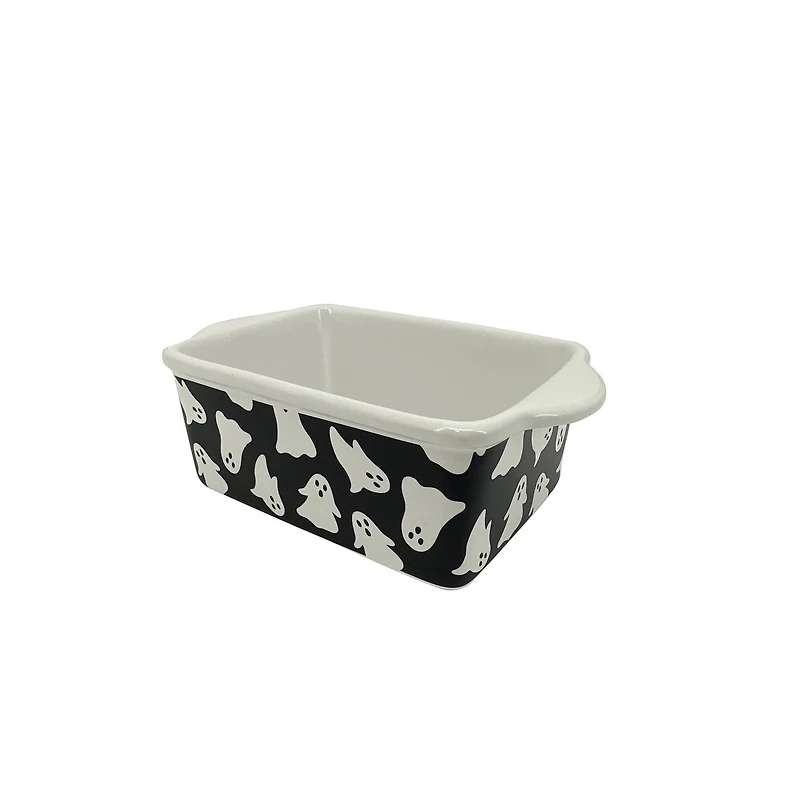 Black & White Ghosts Mini Loaf Pan by Makery™