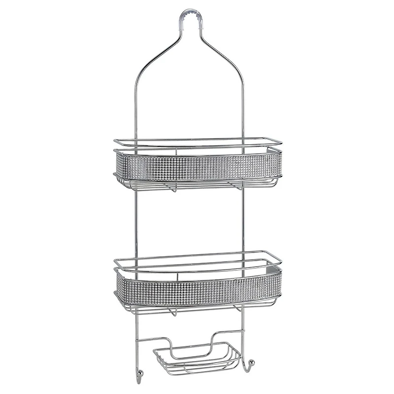 Bath Bliss Pave Diamond Design Shower Caddy