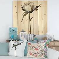 Designart - Retro Cotton Flower