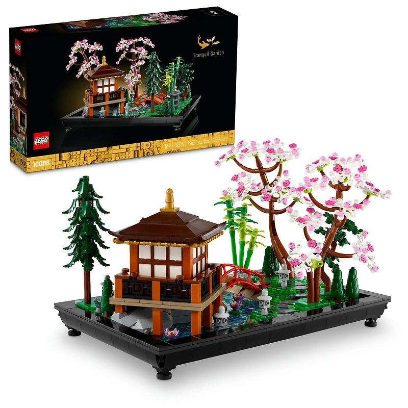 LEGO® Icons Tranquil Garden 10315 Building Kit for Adults (1,363 Pieces)