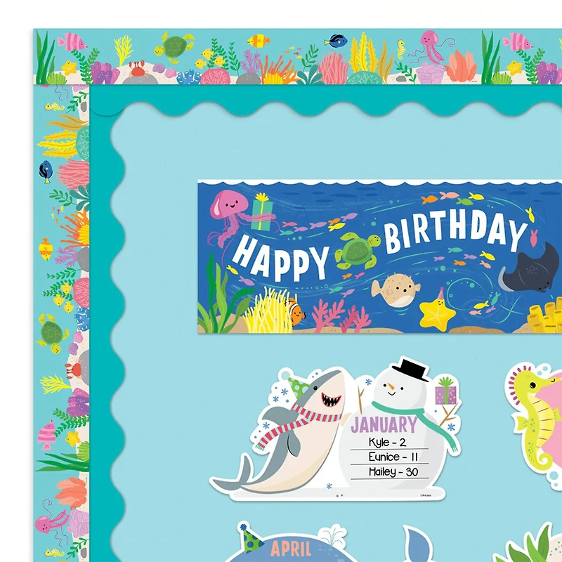Creative Teaching Press® Sea Friends Under the Sea EZ Border, 48ft. Per Pack, 3 packs