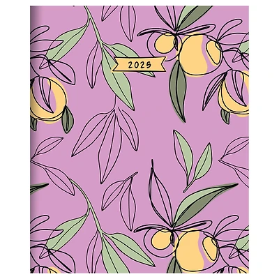 TF Publishing 2025 Lemon & Lavender Monthly Planner