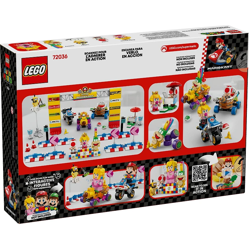 LEGO® Super Mario™: Mario Kart™ – Baby Peach & Grand Prix Set, Racing Toy 72036