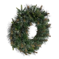 24" Cashmere Artificial Christmas Wreath