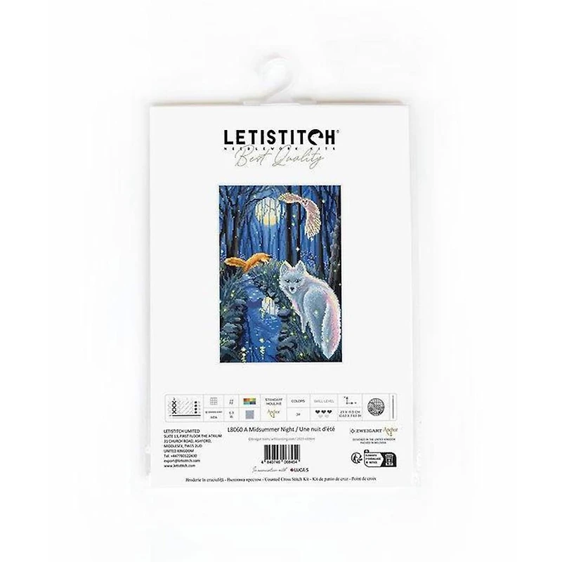 LetiStitch A Midsummer Night Counted Cross Stitch Kit