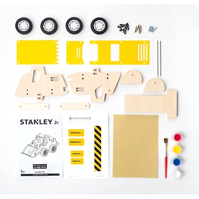Red Toolbox Stanley Jr Build Your Own Front Loader Kit
