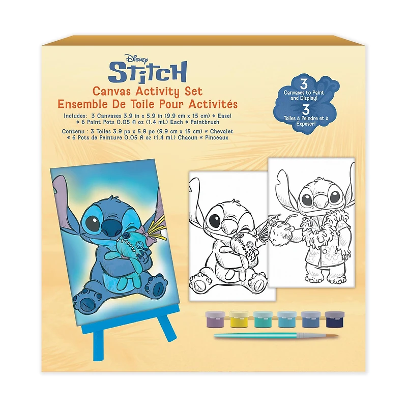 Disney® Stitch Paint Your Own Canvas Activity Set