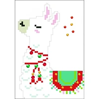 Diamond Dotz® Merry Christmas Llama Diamond Painting Kit