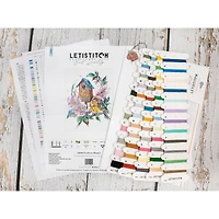 LetiStitch Feathery Wonder Counted Cross Stitch Kit