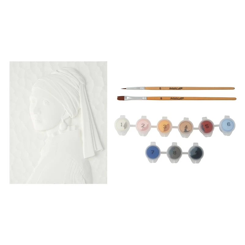Girl with the Pearl Earring Relief Painting Kit by Artist's Loft®