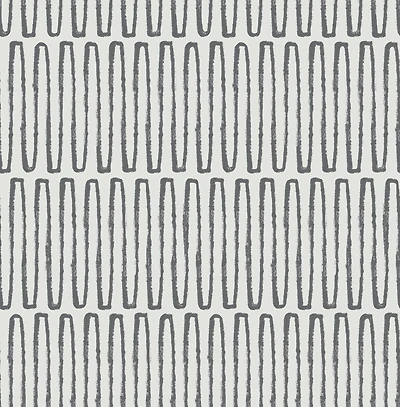 NuWallpaper Porter Charcoal Peel & Stick Wallpaper