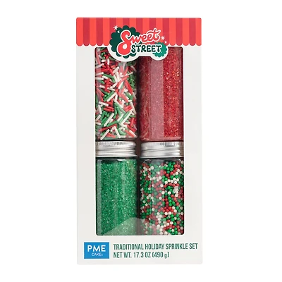 PME Cake Sweet Street® Traditional Holiday Sprinkle Set