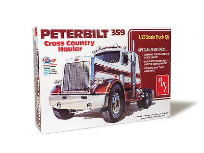 AMT® Peterbilt® 359 Cross Country Hauler 1:25 Scale Model Kit
