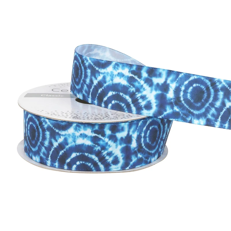 1'' x 5 yd. Floral Bloom Ribbon by Celebrate It®