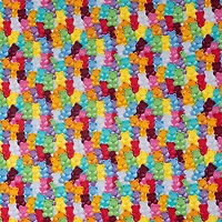 SINGER Gummy Bears Packed Print Ringspun Cotton Fabric