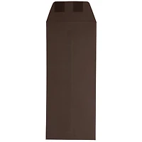 JAM Paper 5" x 11.5" Chocolate Brown Policy Business Envelopes, 50ct.