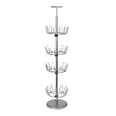 Household Essentials 4-Tier Revolving Shoe Tree
