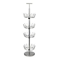 Household Essentials 4-Tier Revolving Shoe Tree