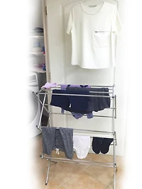 Laundry 360 Gray Foldable Clothes Drying Rack