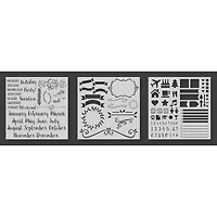 PA Essentials Journaling Collection Stencil Set