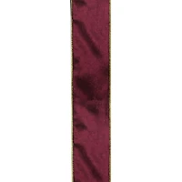 2.5" x 10yd. Wired Trimmed Christmas Ribbon