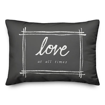 Love At All Times 20" x 14" Throw Pillow