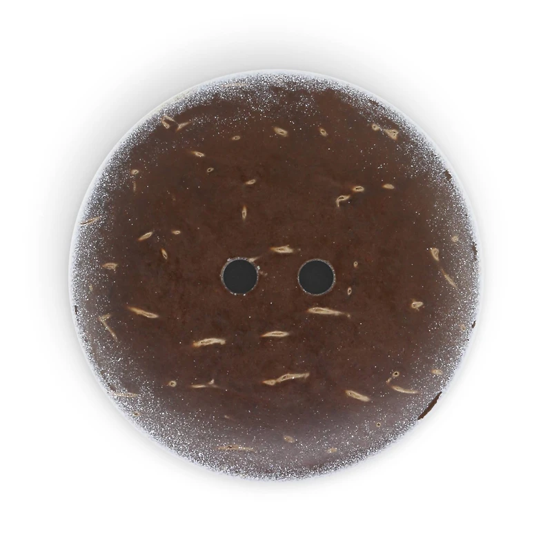 Dritz® 30mm Red Sustainable Coconut Round Heart Button, 3ct.