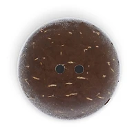 Dritz® 30mm Red Sustainable Coconut Round Heart Button, 3ct.