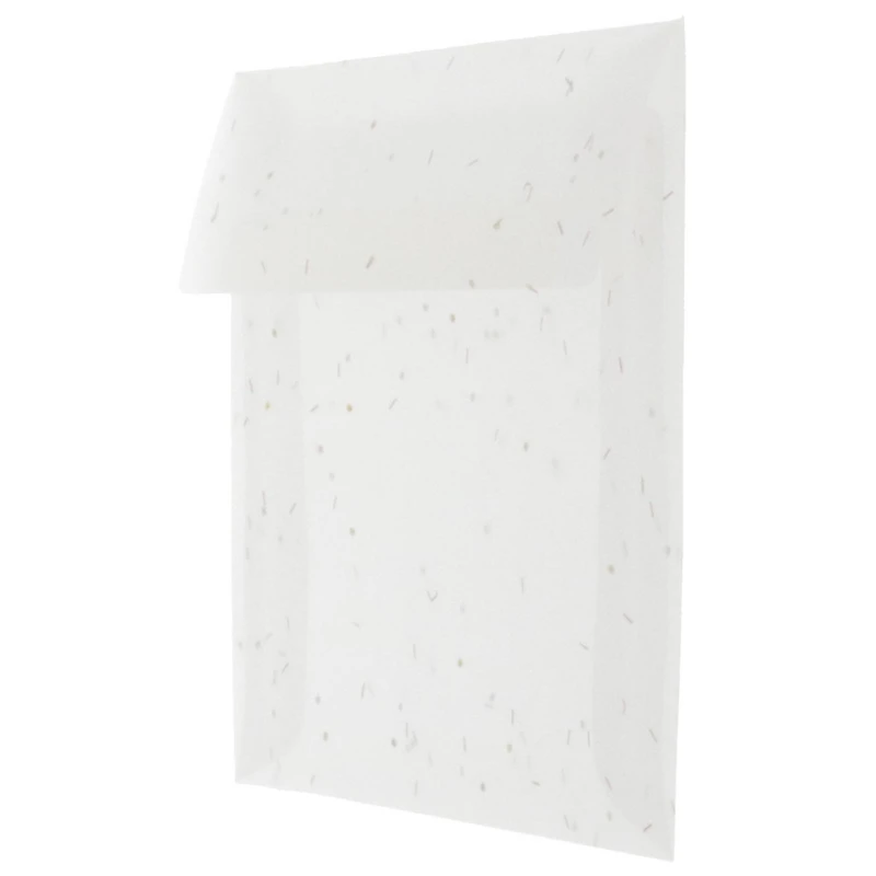 JAM Paper 6.5" x 6.5" Square Translucent Vellum Envelopes