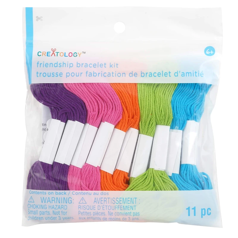 Bright Floss Friendship Bracelet Kit by Creatology™