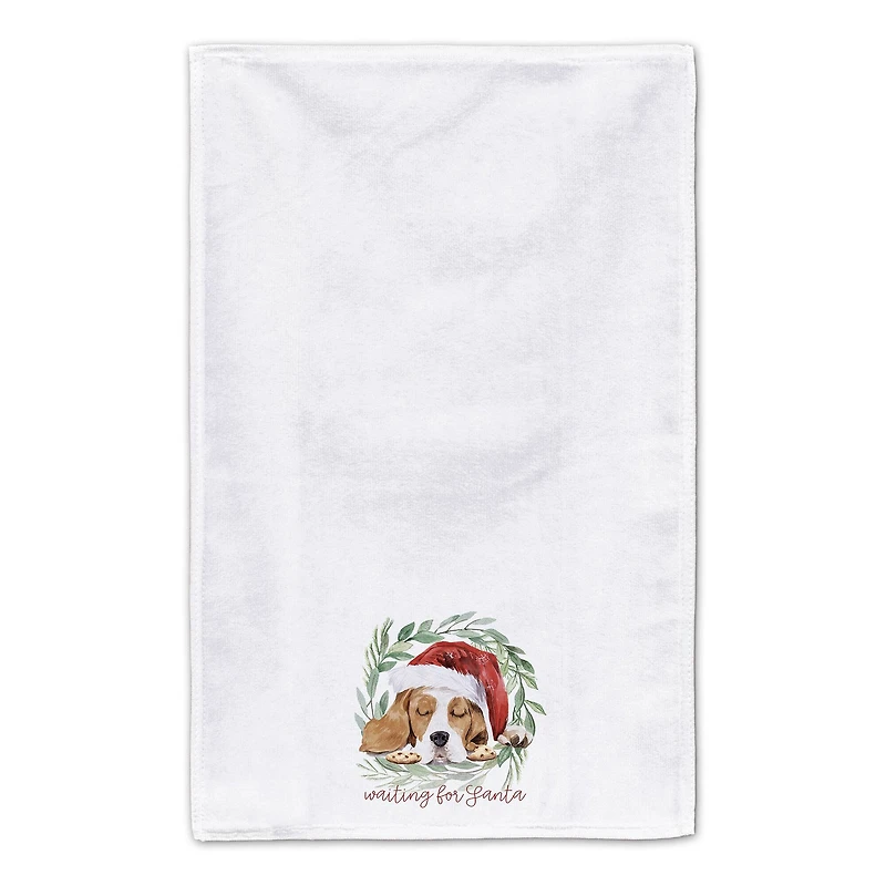 Santa Dog Tea Towels - Set of 3
