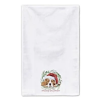 Santa Dog Tea Towels - Set of 3