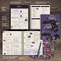 2026 Witch's Flower Medium Weekly Monthly Planner