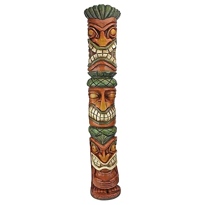 Design Toscano® 31" Moai Haku Pani Aloha Hawaii Tiki Sculpture