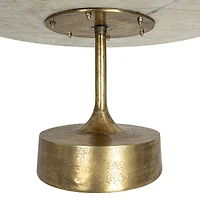Hello Honey® Gold Luxe Aluminum and Marble Coffee Table