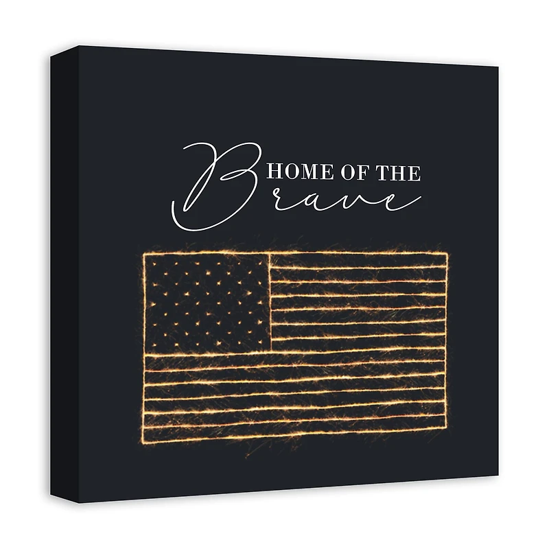 Home of the Brave Canvas Wall Art