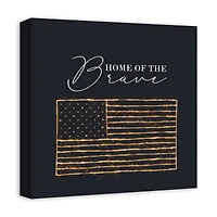 Home of the Brave Canvas Wall Art