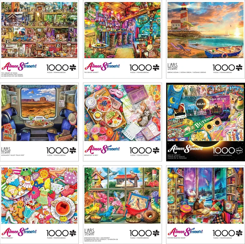 Assorted Aimee Stewart 1,000 Piece Puzzle