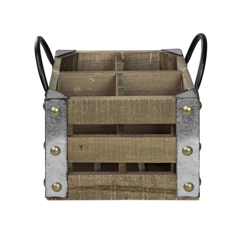 5.5" Wooden Tabletop Wine Rack