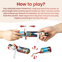 Glitzhome® 10" Christmas Nutcracker Party Cracker with Gift Contents, 8ct.