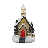 Wizardi 3.3" x 3.9" Christmas Village Collection Decorative Set