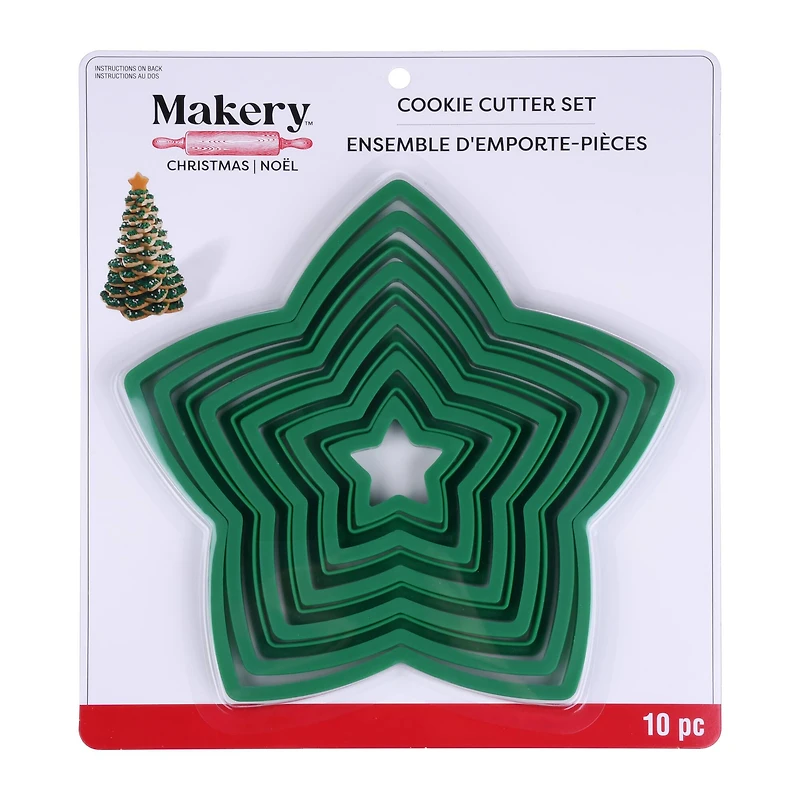 Plastic Star Nested Cookie Cutter Set by Makery™