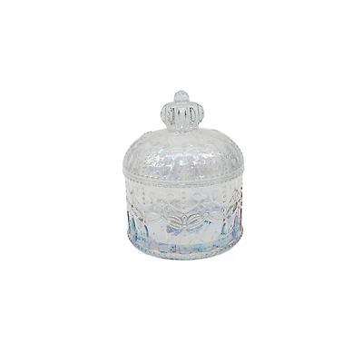 4.5" Iridescent Glass Trinket Box by Ashland®