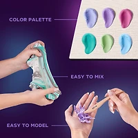 OKTO DIY Wood & Craft Tenderness Succulents Clay Kit