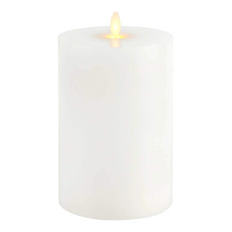 4" x 6" Oscillating Flame LED Pillar Candle by Ashland