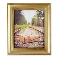 DII® Antique Gold Rub 8" x 10" Farmhouse Picture Frame