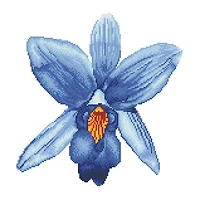 Diamond Dotz® Advanced Sparkle Garden Blue Decorative Pillow Kit